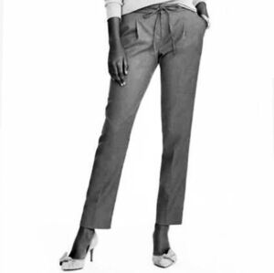 Banana Republic Navy Blue Lightweight Drawcord Ankle Pants 6 NWT